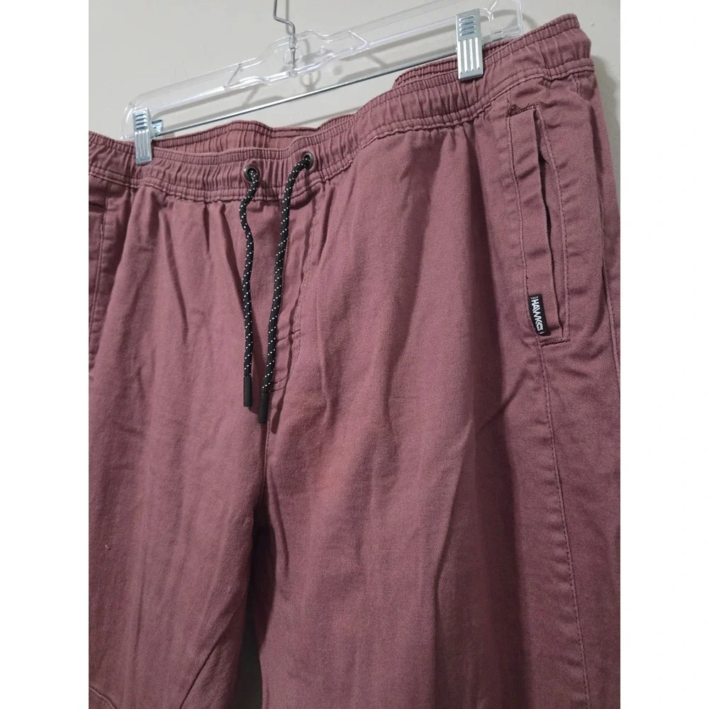 Tony Hawk Mens Jogger Pants XL Rose Mauve‎ Stretch Cotton HMP0926